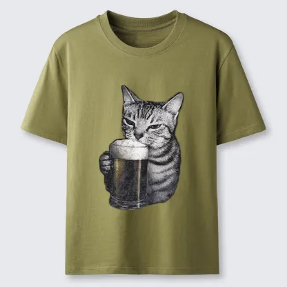 Magmoo Cheers With The Cat Classic T-Shirt