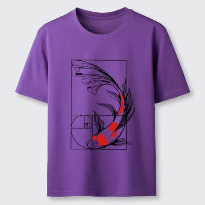 Magmoo Golden Ratio Koi Classic T-Shirt-Magmoo