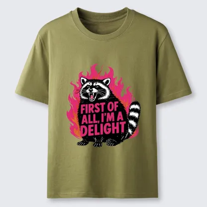 Magmoo Angry Raccoon Funny Classic T-Shirt