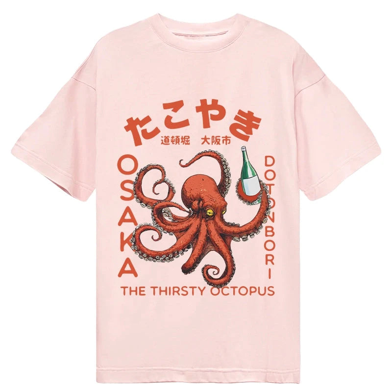 Magmoo Octopus Drinks Soju Classic T-Shirt