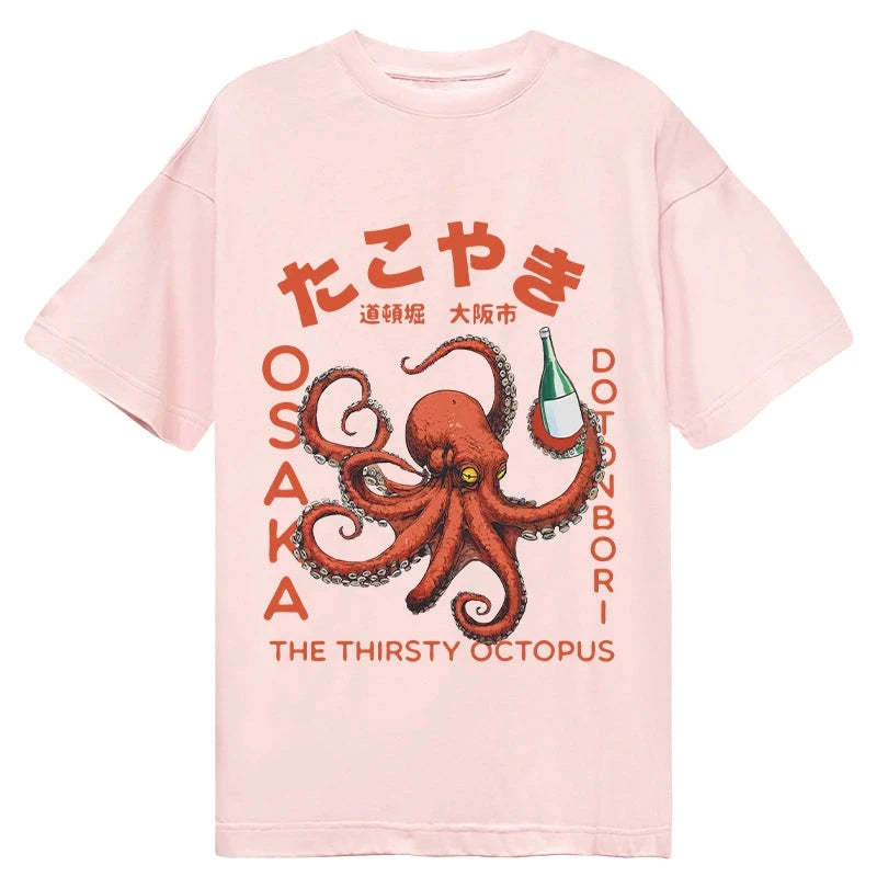 Magmoo Octopus Drinks Soju Classic T-Shirt