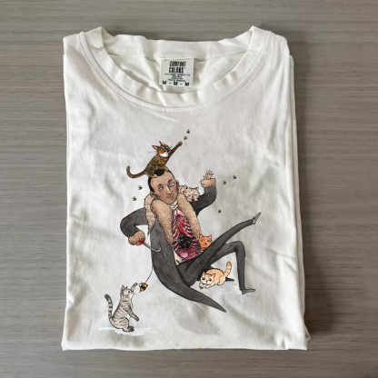 Horror Icons As Cat Lovers Shirt/Sweatshirt-Magmoo