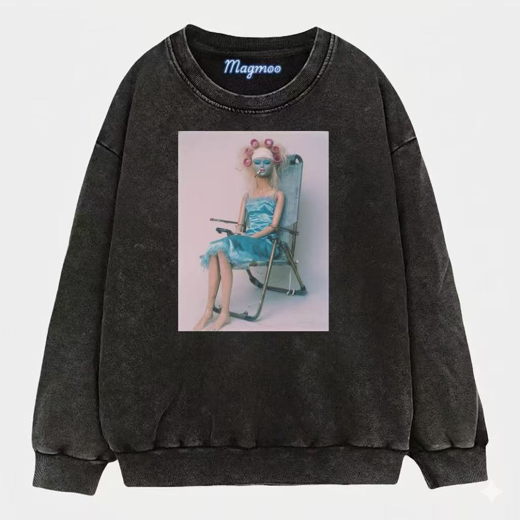 Funny Doll Face Girl Meme Shirt