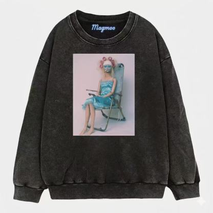Funny Doll Face Girl Meme Shirt