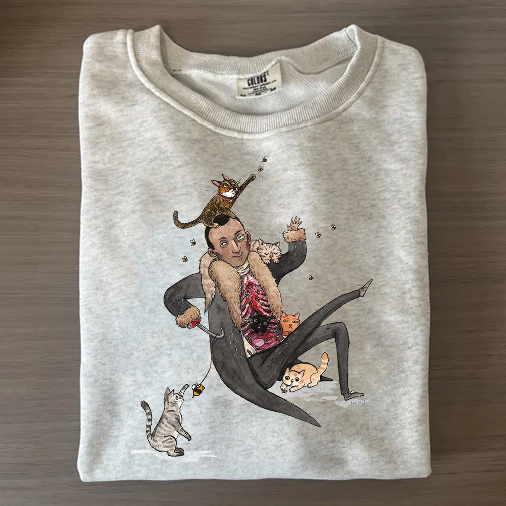 Horror Icons As Cat Lovers Shirt/Sweatshirt-Magmoo