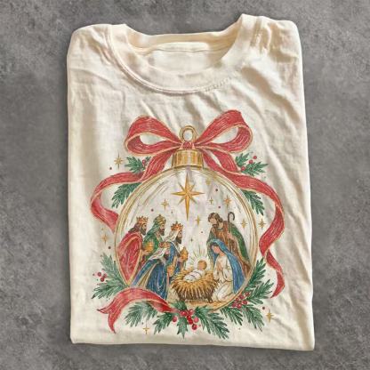 Nativity Christmas Ornament T‑Shirt