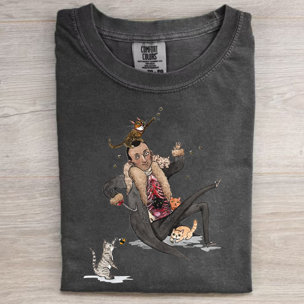 Horror Icons As Cat Lovers Shirt/Sweatshirt-Magmoo