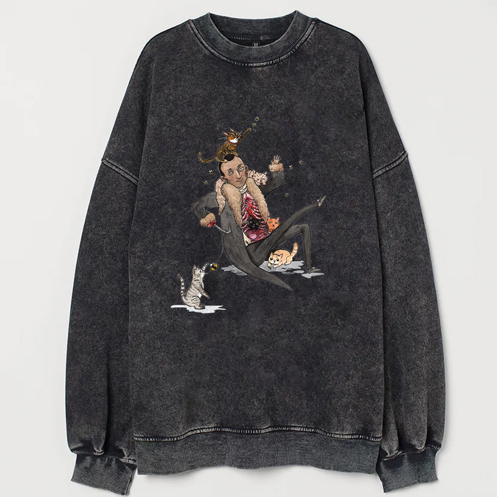 Horror Icons As Cat Lovers Shirt/Sweatshirt-Magmoo