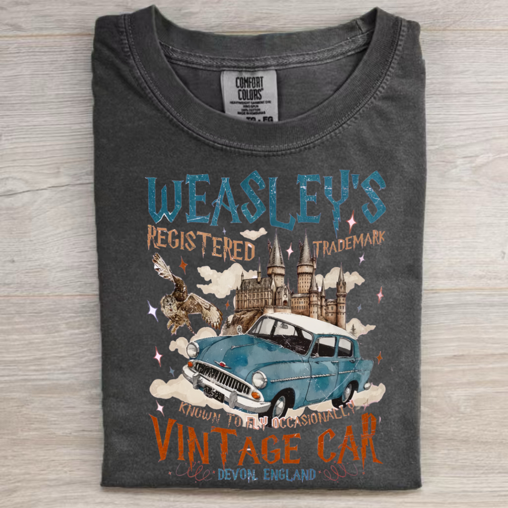 Wizard Flying Car T-Shirt