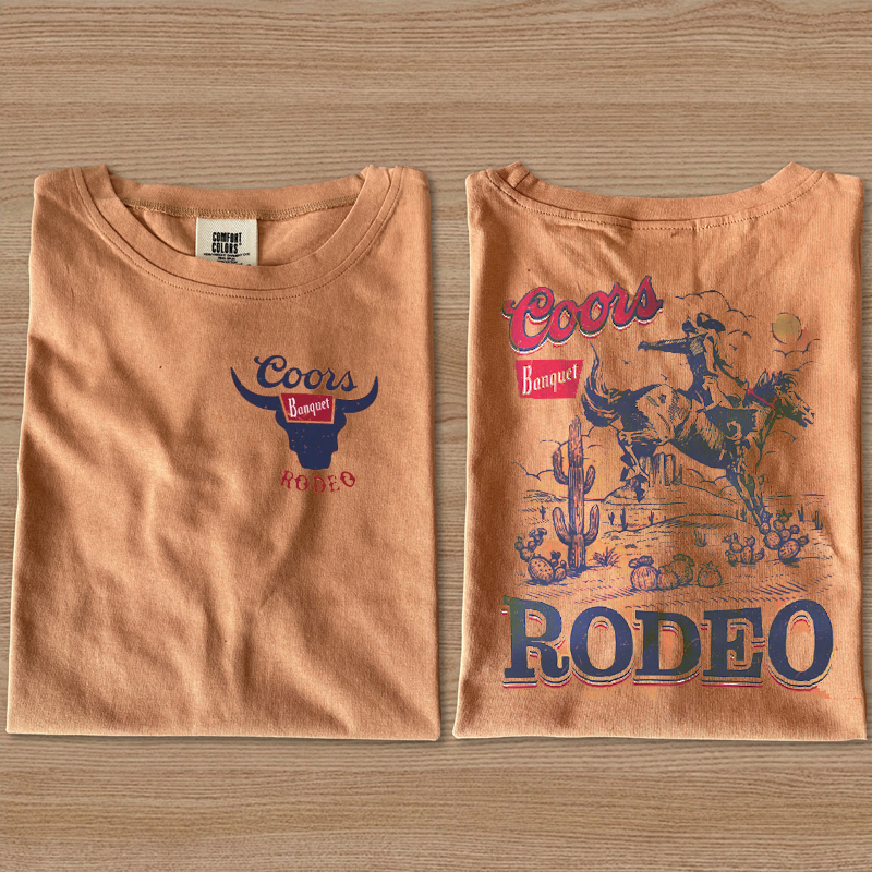 Vintage Coors Banquet Rodeo T-shirt-Magmoo