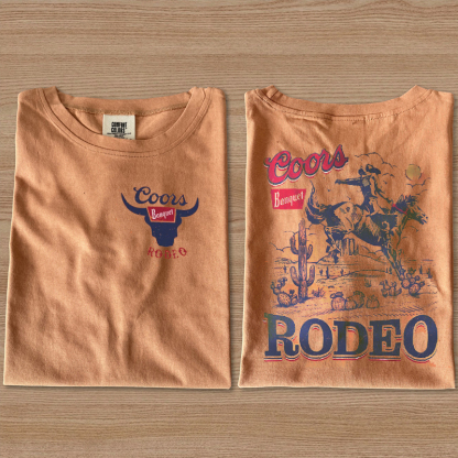 Vintage Coors Banquet Rodeo T-shirt-Magmoo