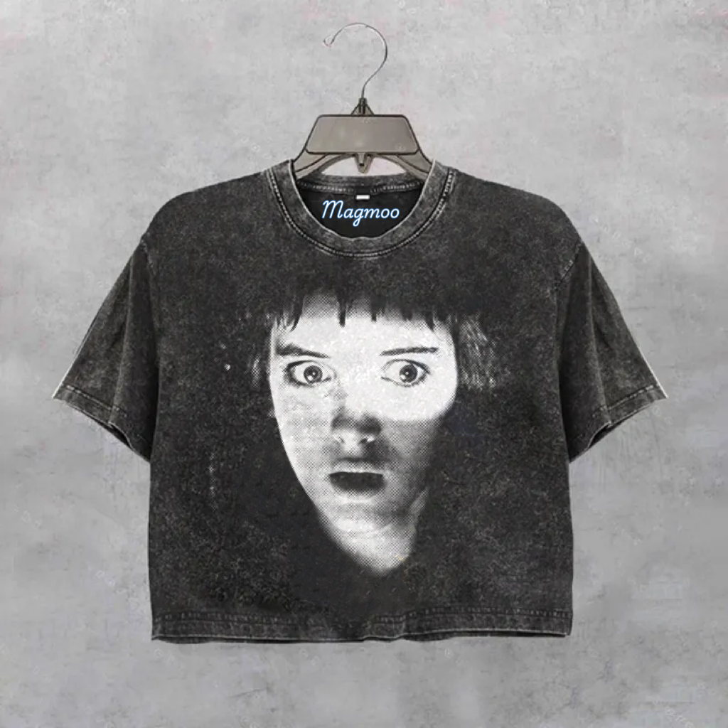 Retro Movie Crop Shirt