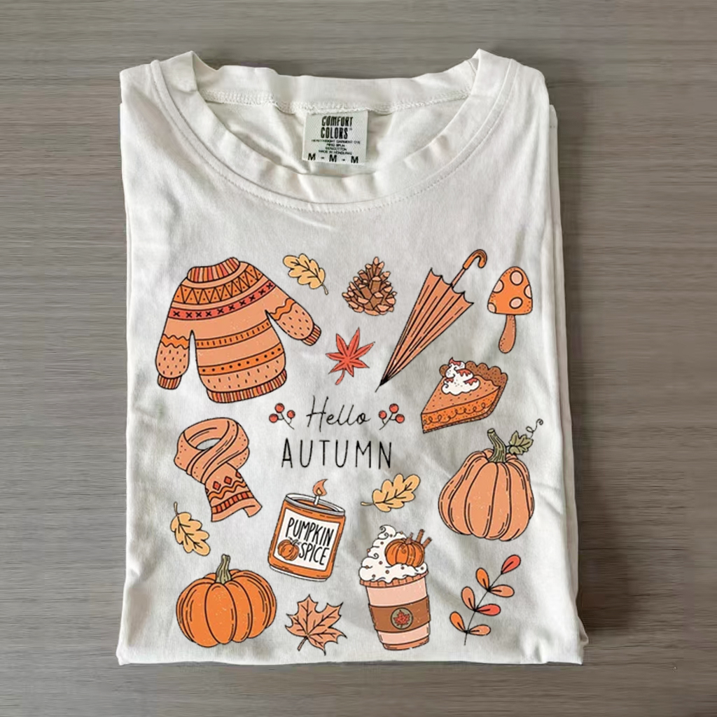 Fall Vibes Autumn T-Shirt-Magmoo