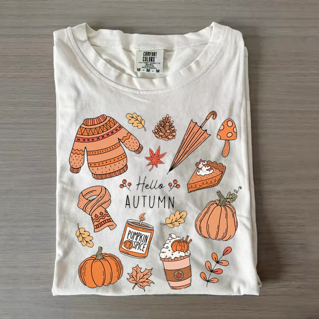 Fall Vibes Autumn T-Shirt-Magmoo