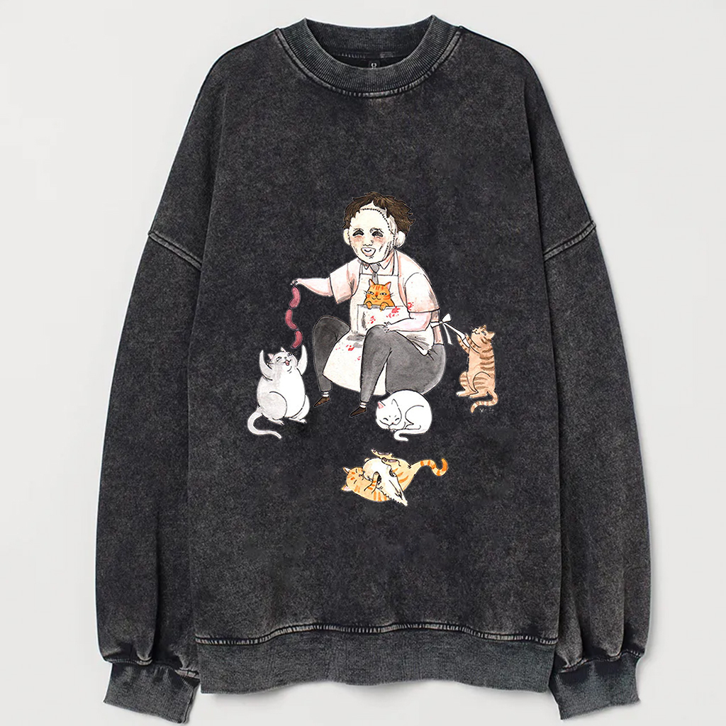 Funny Horror lcons As Cat Lovers Shirt/Sweatshirt-Magmoo