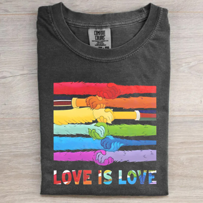 Love Is Love Resist T-shirt-Magmoo