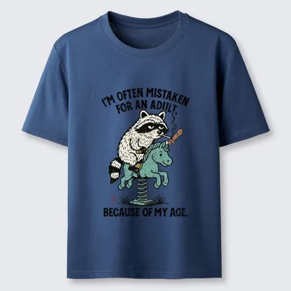 Magmoo funny Raccoon and Horse meme Classic T-Shirt