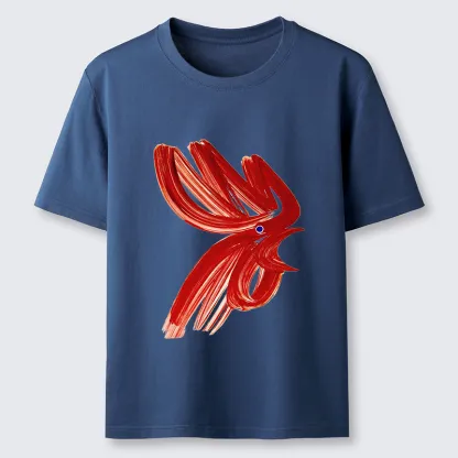 Magmoo Calligraphy Art Chicken Classic T-Shirt-Magmoo