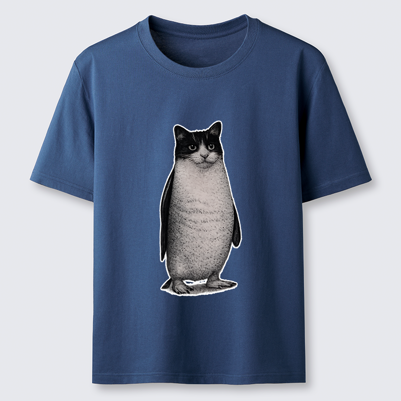 Magmoo Penguin Cat Classic T-Shirt-Magmoo