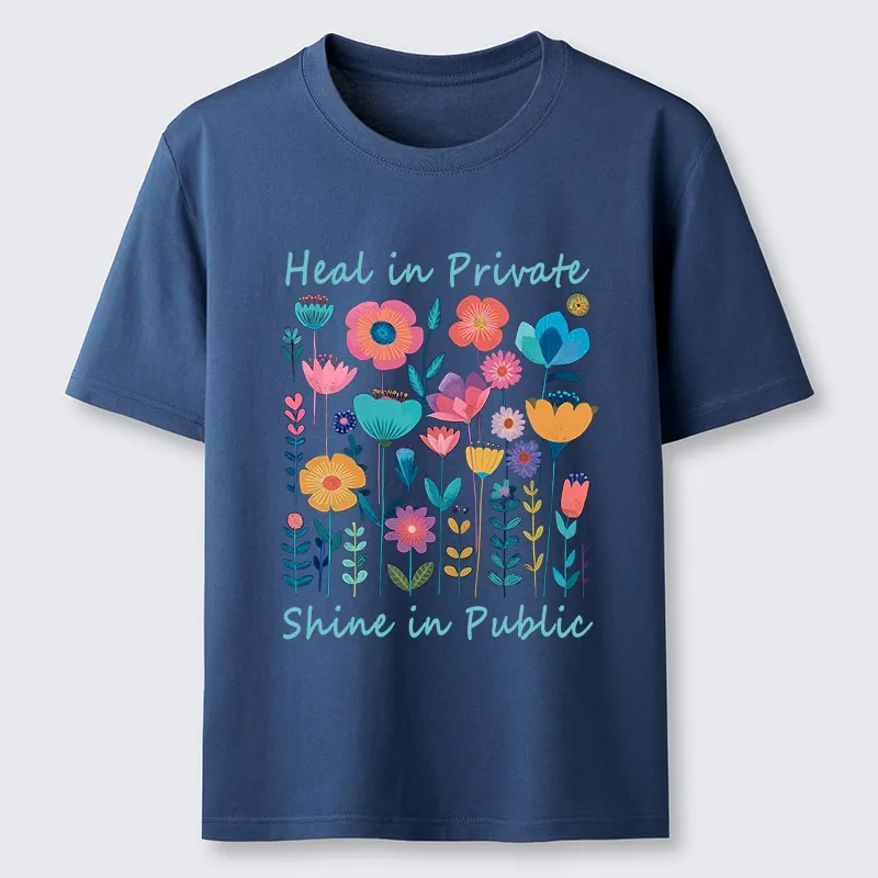Magmoo Wildflower Growth:The "Heal & Shine"Aesthetic Classic T-Shirt-Magmoo