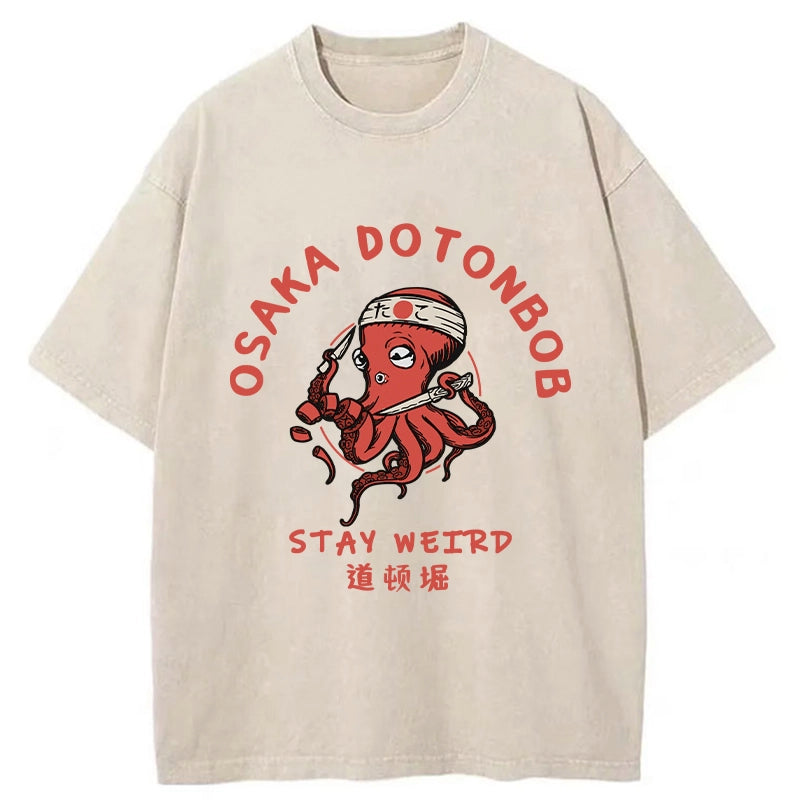 Magmoo Osaka Dotonbori Washed T-Shirt