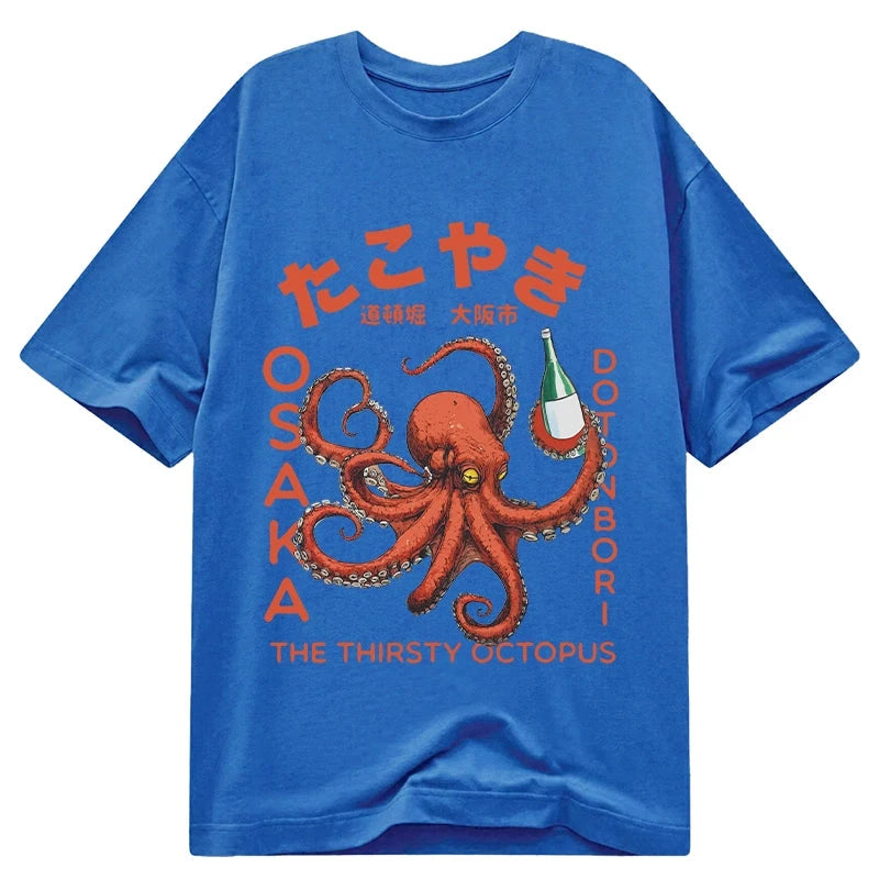 Magmoo Octopus Drinks Soju Classic T-Shirt