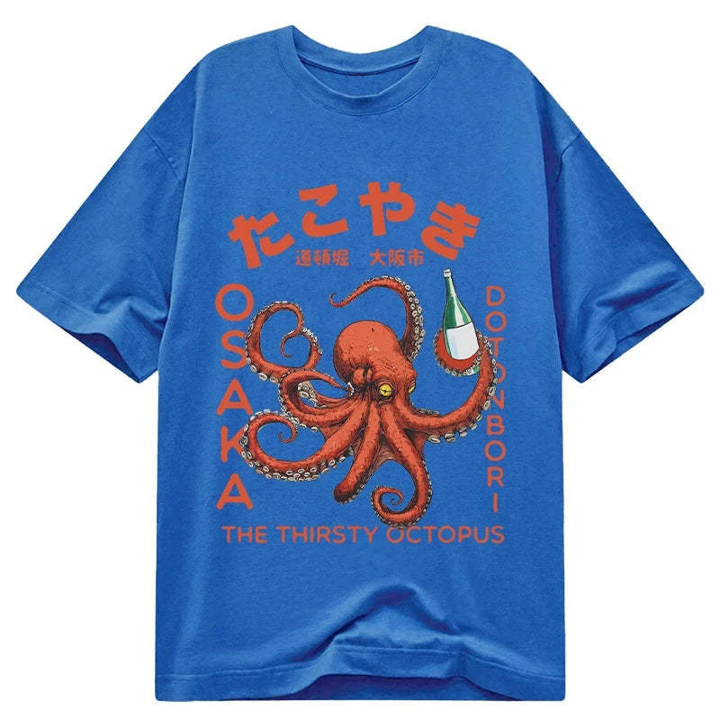 Magmoo Octopus Drinks Soju Classic T-Shirt