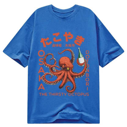 Magmoo Octopus Drinks Soju Classic T-Shirt