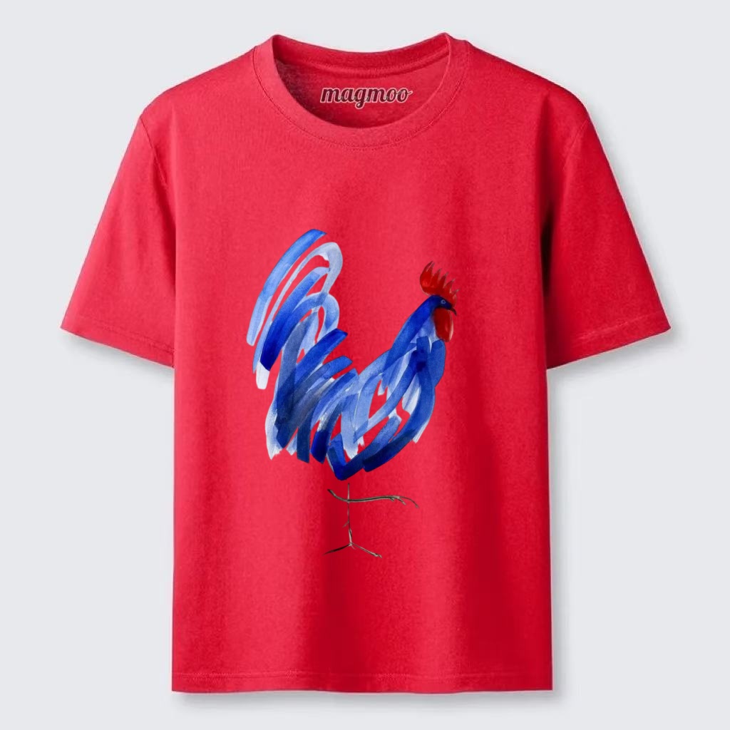 Magmoo Brushstroke Rooster T-shirt
