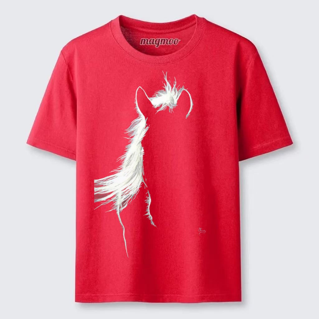 Magmoo White Mane Horse T-shirt