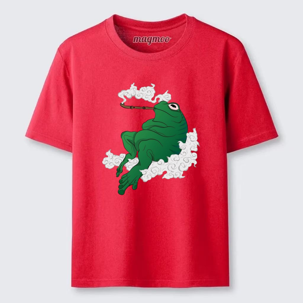 Magmoo Zen Smoking Frog T-shirt