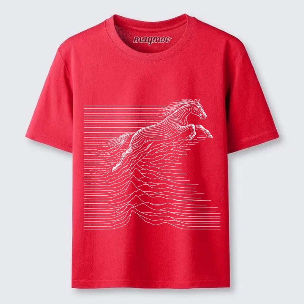 Magmoo Line Art Stallion T-shirt