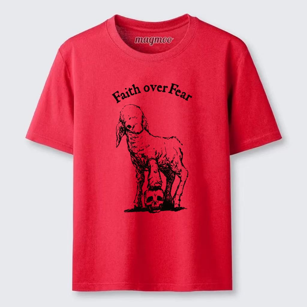 Magmoo Faith Over Fear Lamb T-shirt