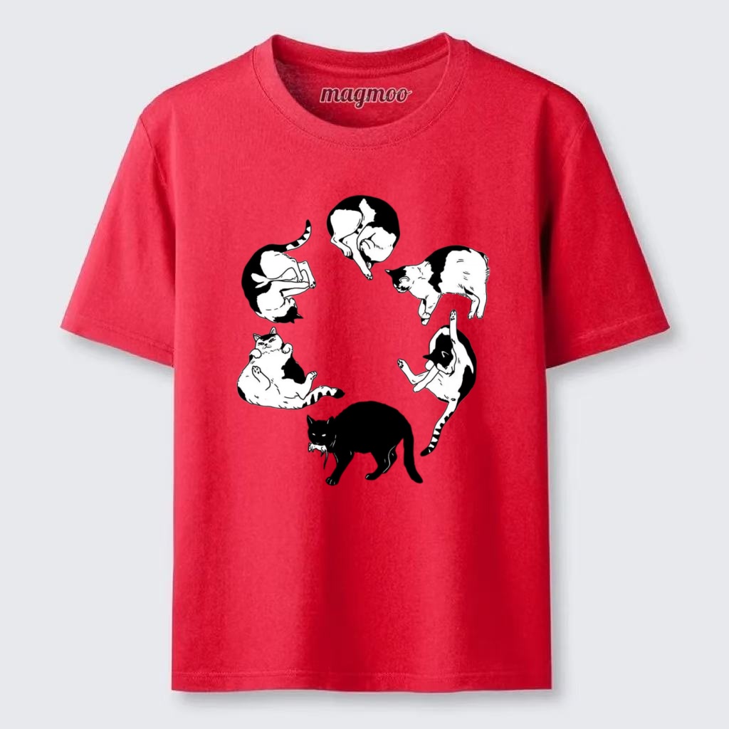 Magmoo Circle of Cats T-shirt