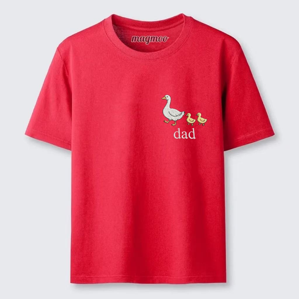 Magmoo Embroidered Dad Goose T-shirt
