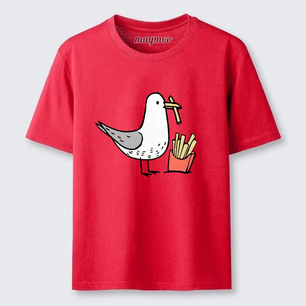 Magmoo Fry Thief Seagull T-shirt