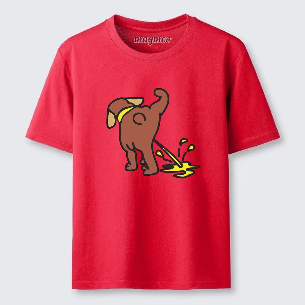 Magmoo Peeing Pup T-shirt