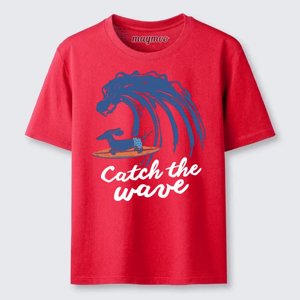 Magmoo Catch The Wave Doxie T-shirt