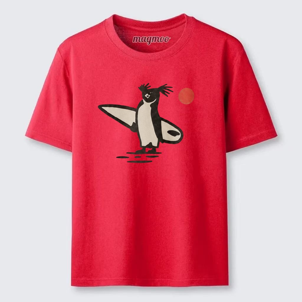 Magmoo Surfer Penguin T-shirt