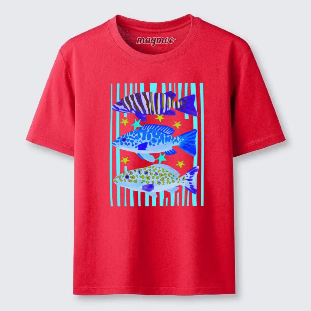 Magmoo Tropical Fish Trio T-shirt