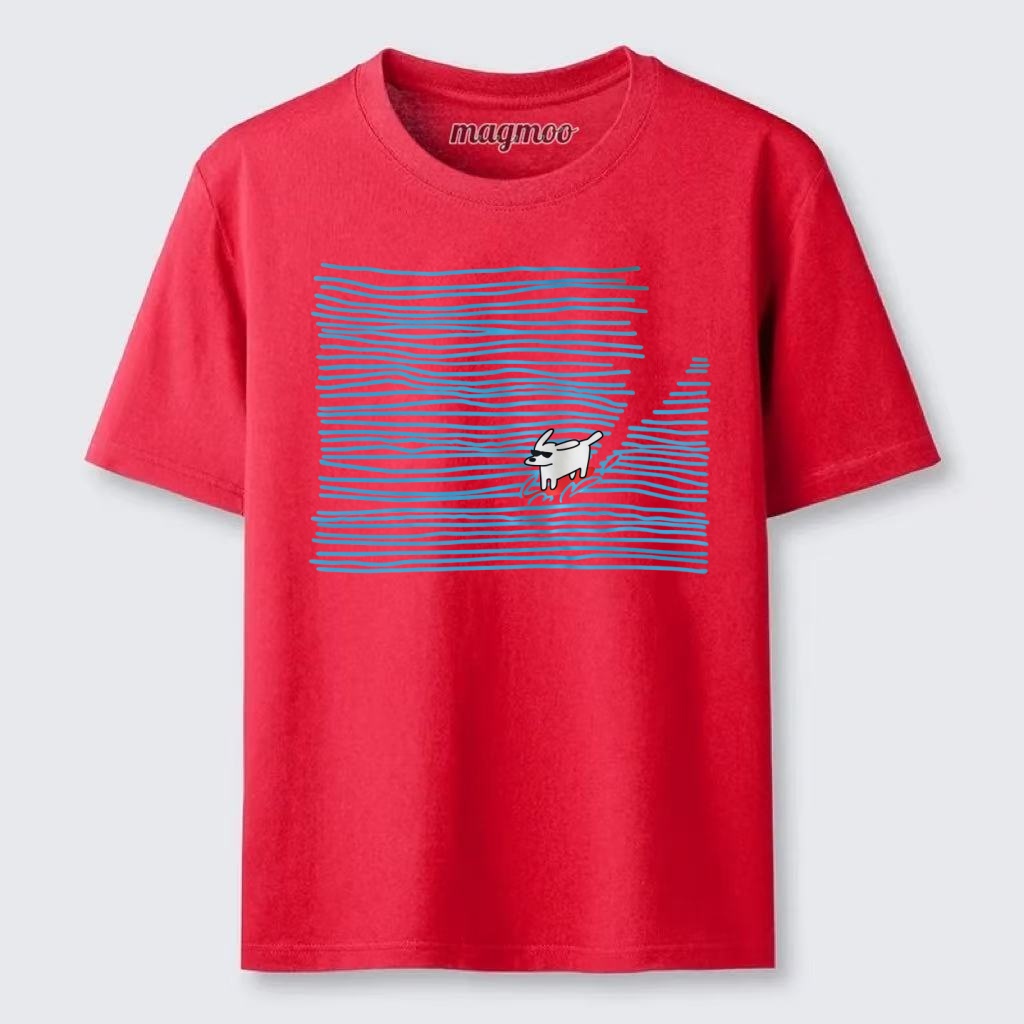 Magmoo Wave Surf Dog T-shirt