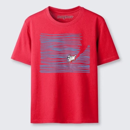 Magmoo Wave Surf Dog T-shirt