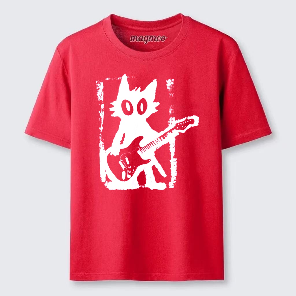 Magmoo Rock Star Cat Classic T-shirt