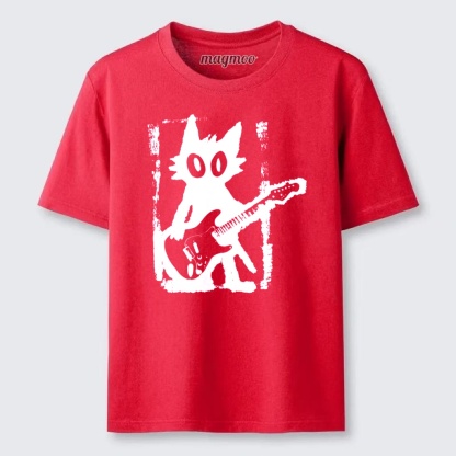 Magmoo Rock Star Cat Classic T-shirt