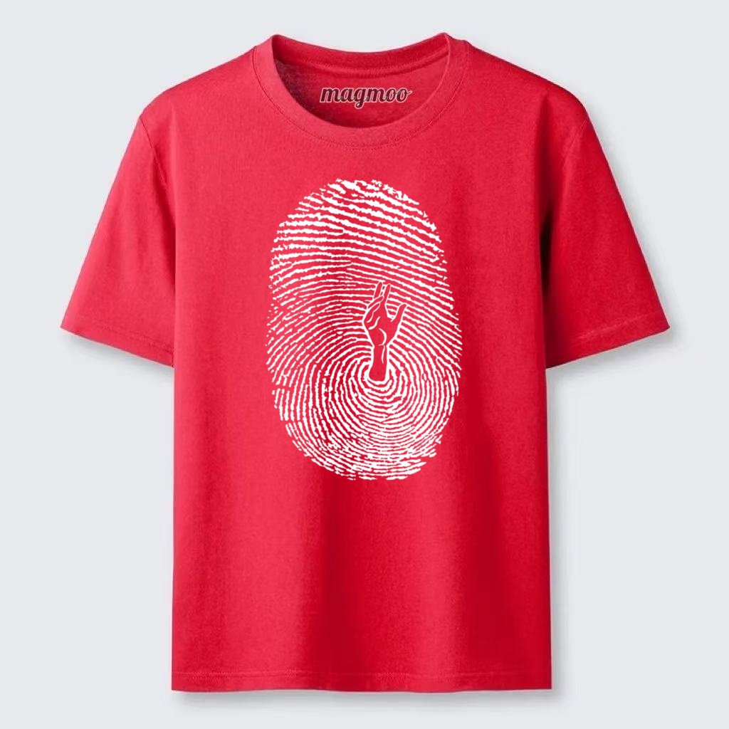Magmoo Fingerprint Hidden Hand Classic T-shirt