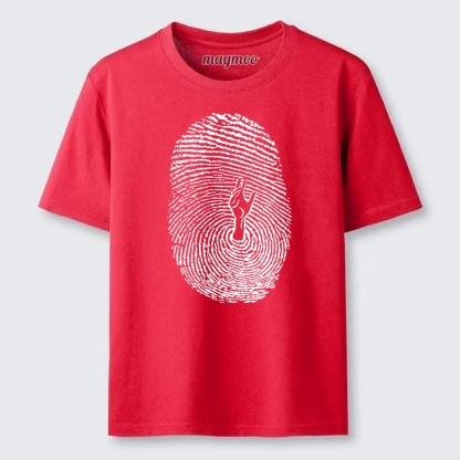 Magmoo Fingerprint Hidden Hand Classic T-shirt