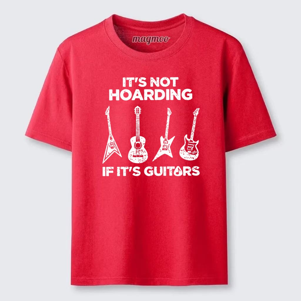 Magmoo Music Lover Guitar Hoarding Joke Classic T-shirt