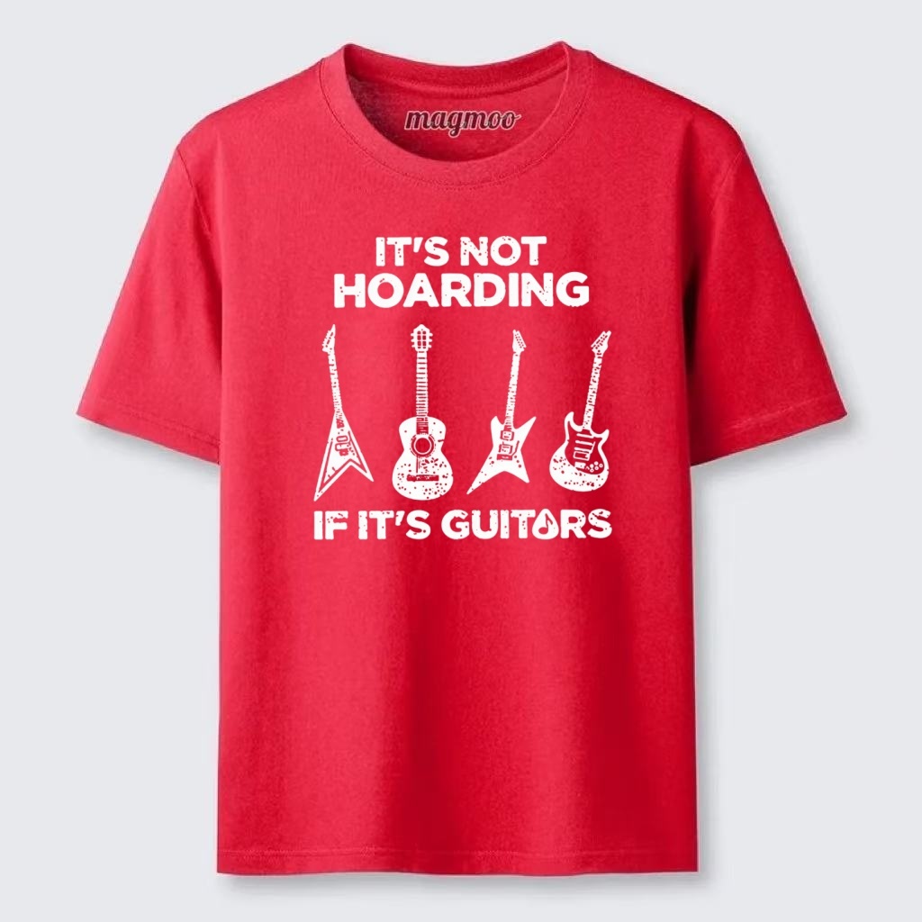 Magmoo Music Lover Guitar Hoarding Joke Classic T-shirt