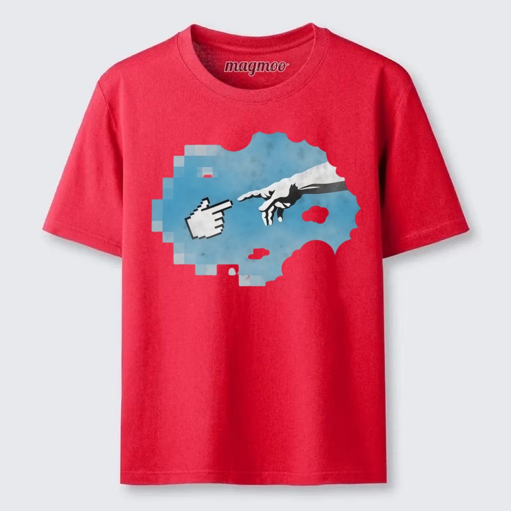 Magmoo Pixel Creation Hands Classic T-shirt