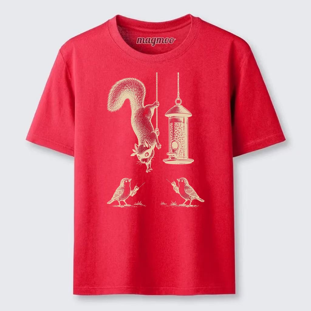 Magmoo Funny Squirrel Birds Classic T-shirt